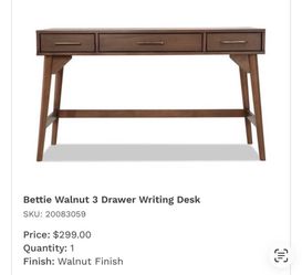 Brand New 3 Drawer Desk