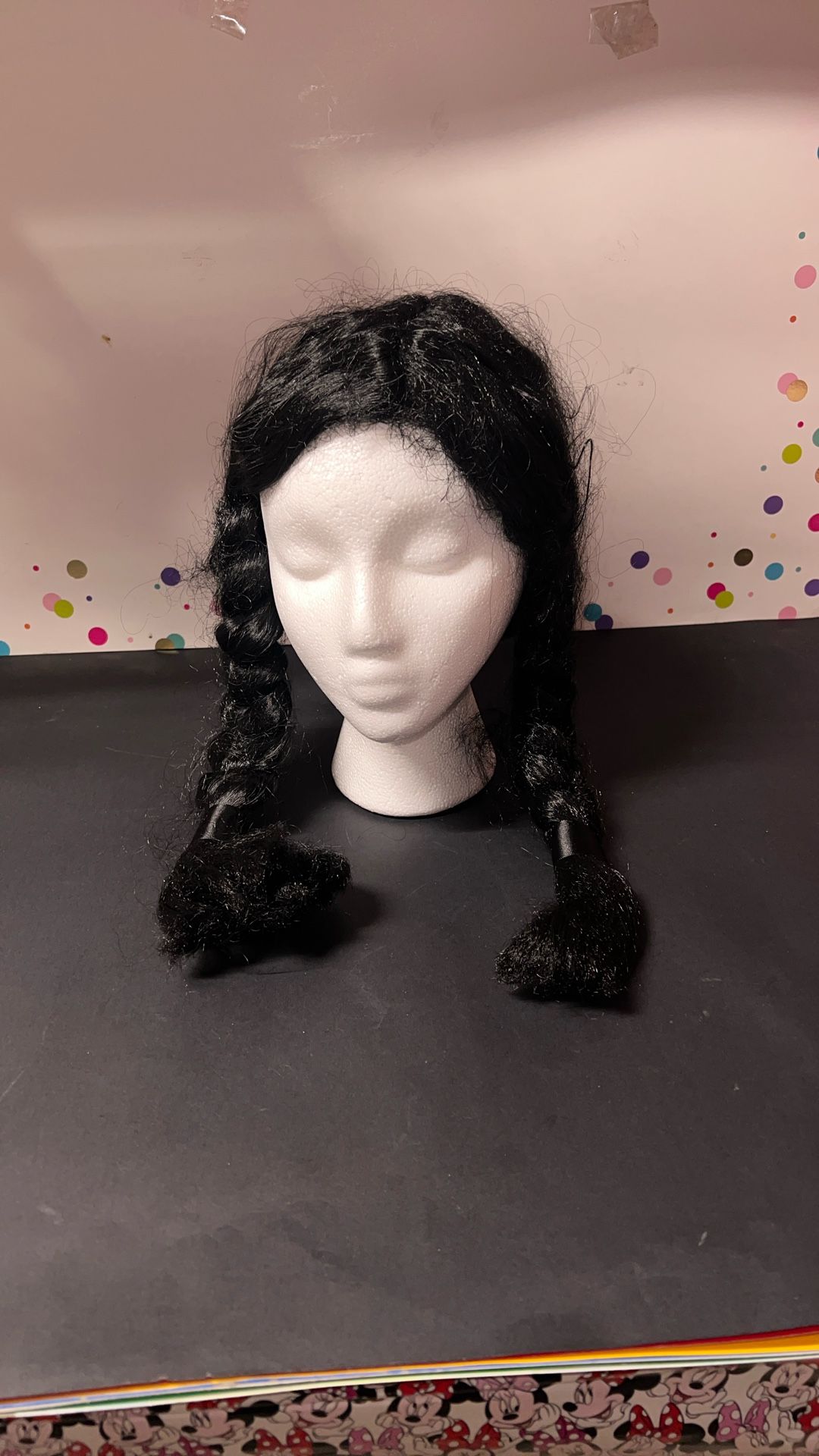 The Addams Family Wednesday Wig