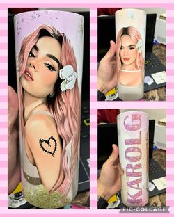 KarolG, Wednesday, Avatar, Squishmellow, Super kitties, Pokemon, Spiderman, Guns And Roses, Custom Tumblers