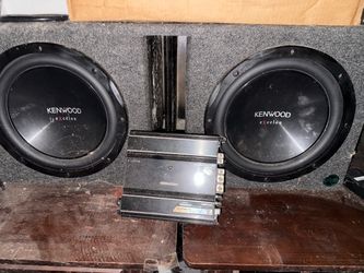 Kenwood Excelon 12 In Subs and Amp