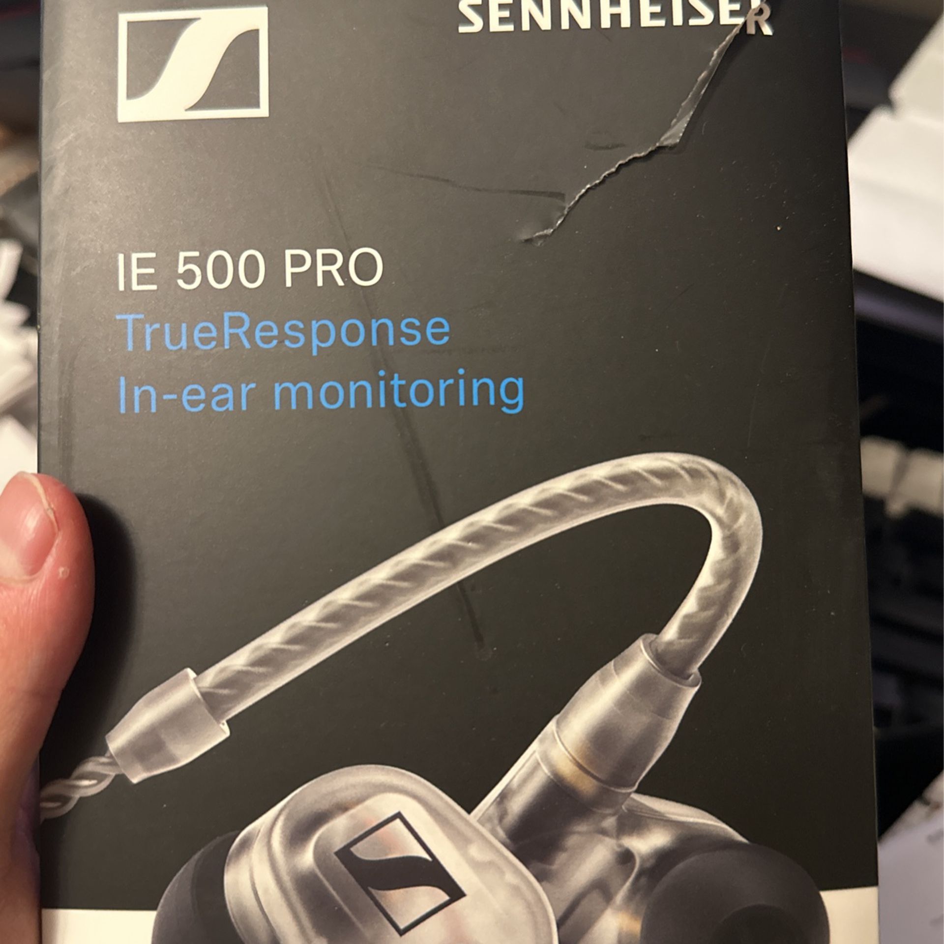 Sennheiser Ie 500 Pro Professional Headphone Lightly Used 