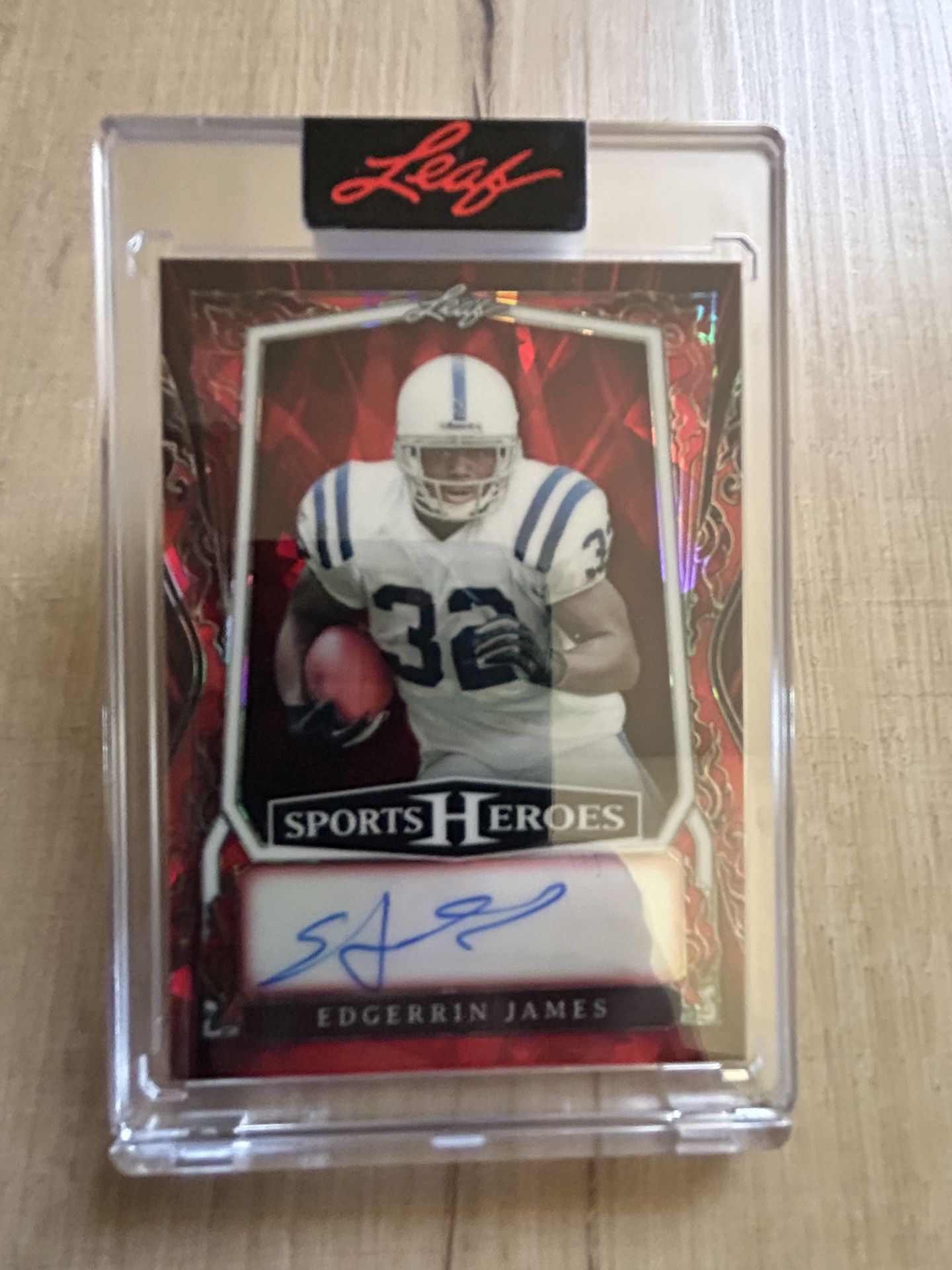 Edgerrin James 2025 Leaf Metal Sports Heroes