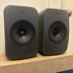 KEF LSX II LT Wireless Bookshelf Speakers – Hi-Res Audio, Uni-Q Driver Array, 200W Amplification