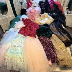 Lot Of Girls Christmas Special Occasion Dresses 22!!!