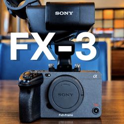 Sony FX3 Cinema Camera + XLR handle Bundle | Full  Frame 🎥🔥