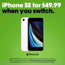 IPhone SE For Only 49.99 When You Switch.