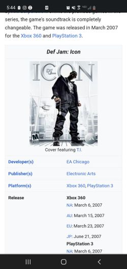  Def Jam Icon P3