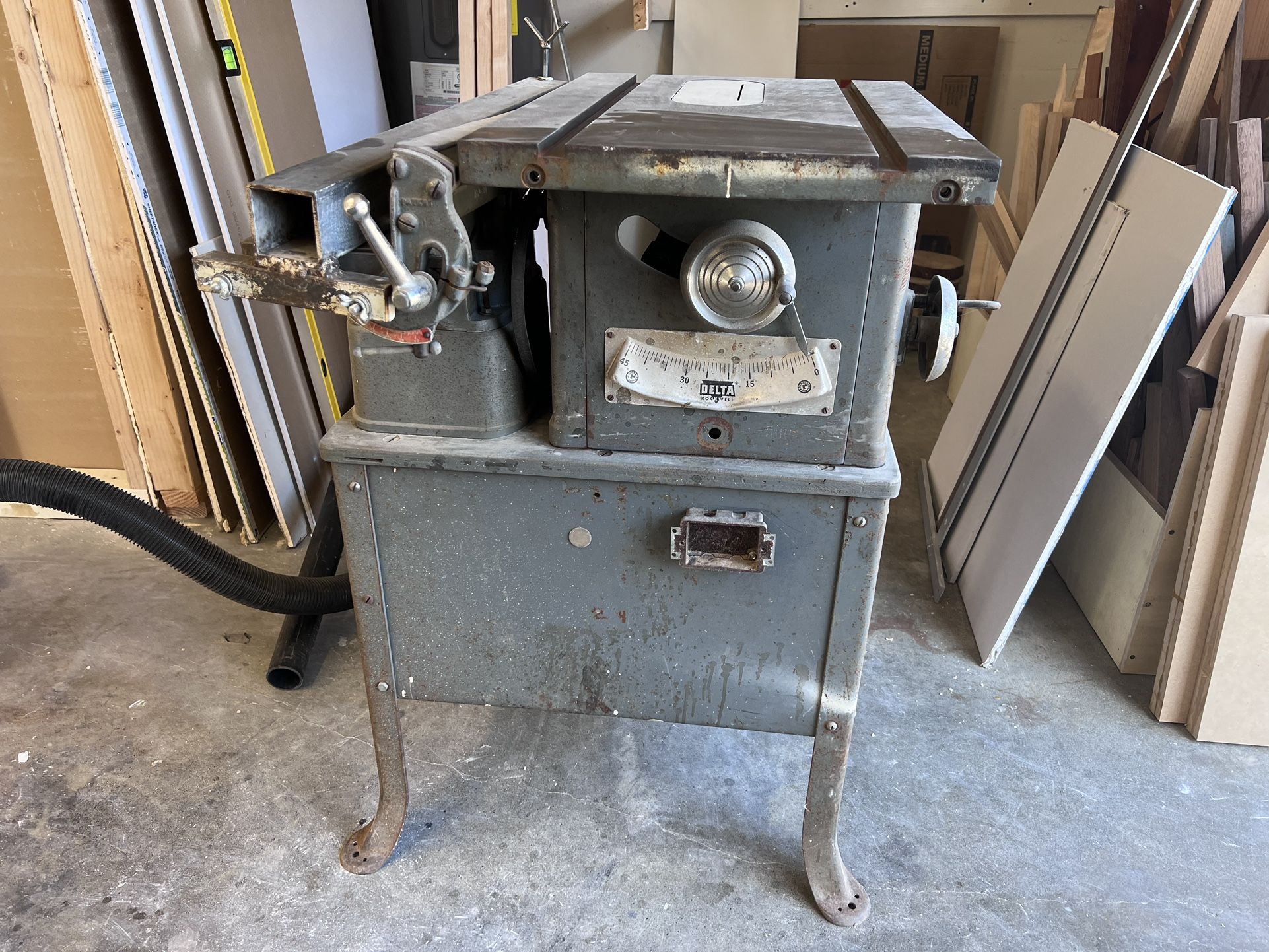 Vintage Delta Rockwell Table Saw And Jointer Combo