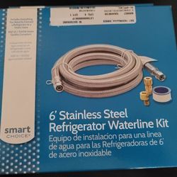 Stainless Steel Refrigerator Waterline Kit