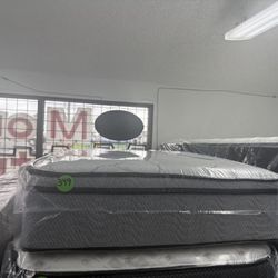 BRAND NEW TWIN SIZE EUROTOP MATTRESS & BOX SPRING BED SET