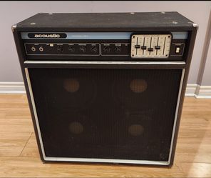 ACOUSTIC model 124 (1974-78) – 350 watts/4 x 10 speakers