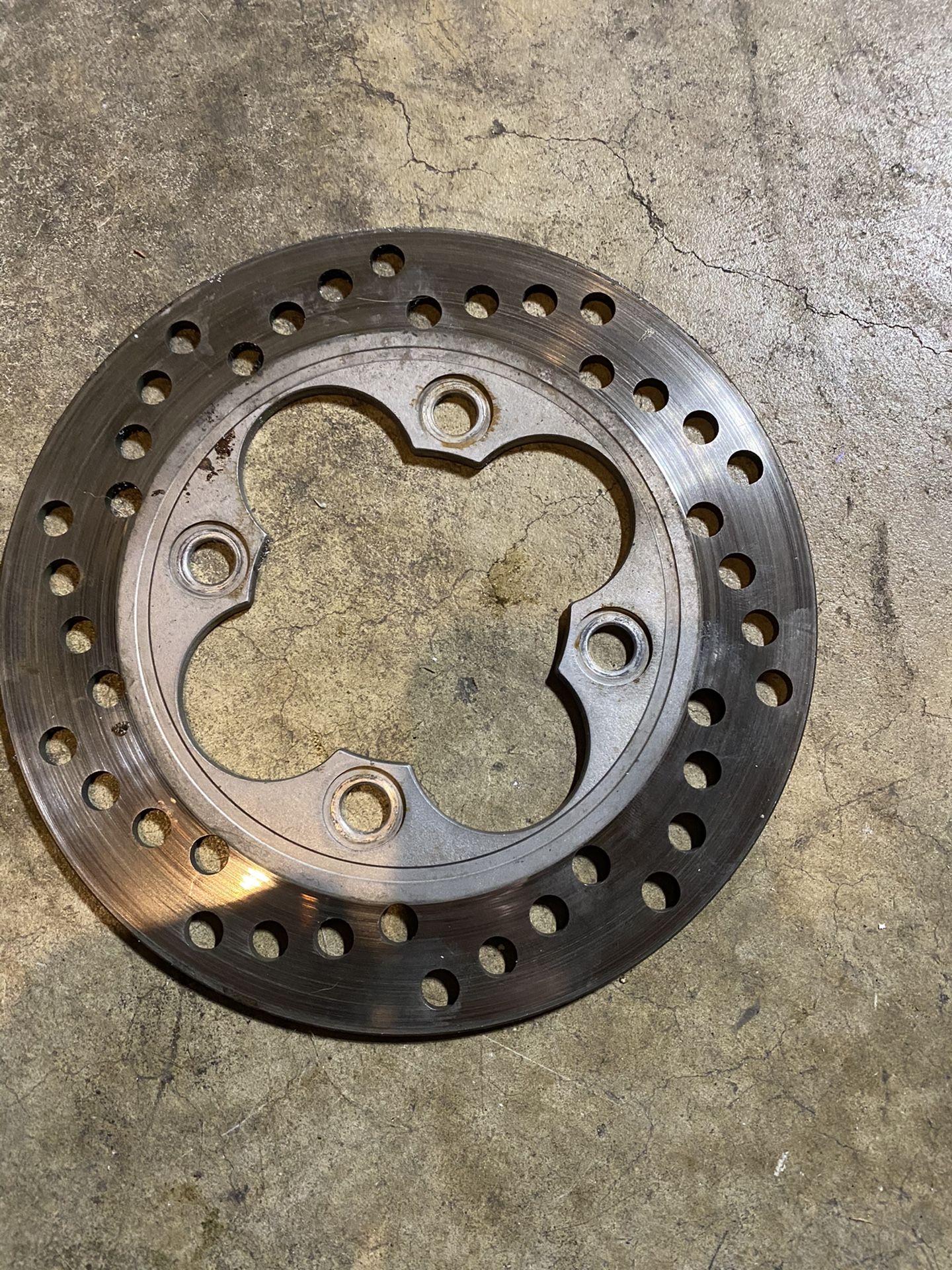 Rear brake rotor for TRX 250r