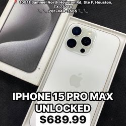 IPHONE 15 Pro Max Unlocked-new💥🔓