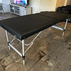 28” Wide Aluminum Portable Massage Table With Case 