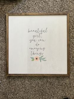 Girls wall decor