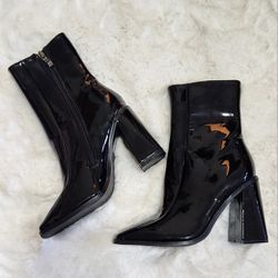 [SOLD OUT] Dolls Kill Koi Footwear Nami Square Toe Ankle Boots