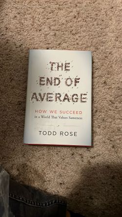 The End Of Average By Todd Rose