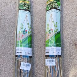 Natural Bamboos Stacks For Orchid Or Plants - 2 Feet Long - 25 Counts Per Bag - $3 Each Bag