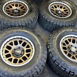 17 INCH DIRTY LIFE RIMS AND LIKE NEW TIRES 6x135