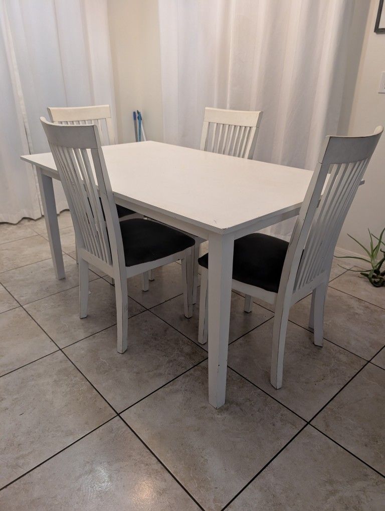 Dining Table And 4 Chairs