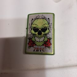 Zippo Windproof Lighter With Skull Design