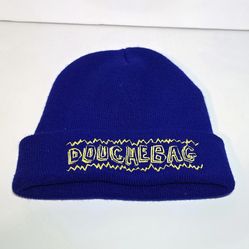 'D-Bag' Blue Beanie United Couture 100% Acrylic Funny One Size Unisex Hat