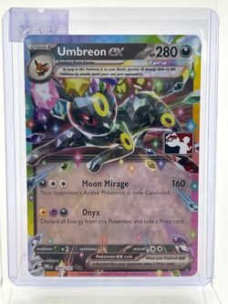 Pokémon TCG Prismatic Evolutions Umbreon Ex 060/131 Holo English Prize Pack