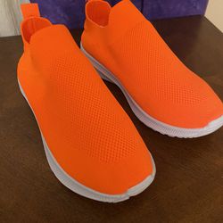 Bright Orange Shoes