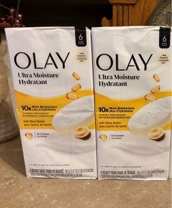 Olay Ultra Moisture Bar Soap 6-Pack. New/unopened. Gift-giving condition.
