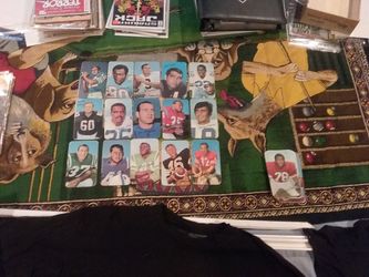 1970 Large Football Cards