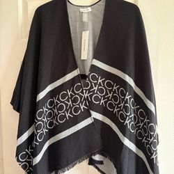 Women's New Calvin Klein Poncho