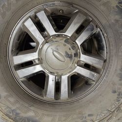 Stock Ford 150 Take Offs Painted Black With Tires tires have 30% tread