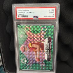 2024 PANINI MOSAIC | GREENJAYDEN DANIELS 272 MINT PSA 9