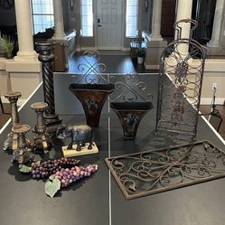 Home Decor Candle Stands Wine Rack 