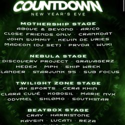 2 VIP TICKETS COUNTDOWN