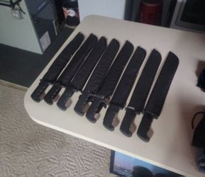 8 Brand New 18" Pieces With Sheaths Must Buy All $30 Firm