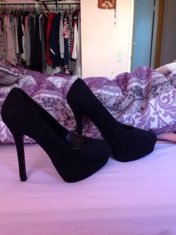 Black heels