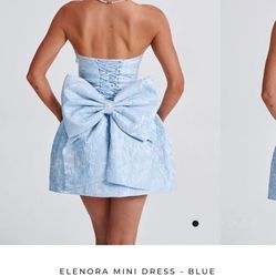 Blue Bow Dress (BabyBoo)
