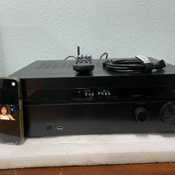 SONY STR-DN840 7.2 CH BLUETOOTH 3D and 4K RECEIVER HDMI WITH REMOTE