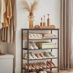 5 Tier Shoe Storage Rack For Storage