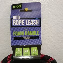 Dog Rope Leash With Foam Handle $8