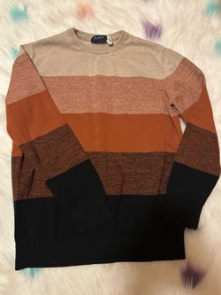 The Children's Place Boys Striped Crewneck Sweater size 16