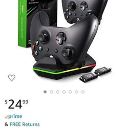 XBOX One / S Dual Charging Station With 2 Batteries