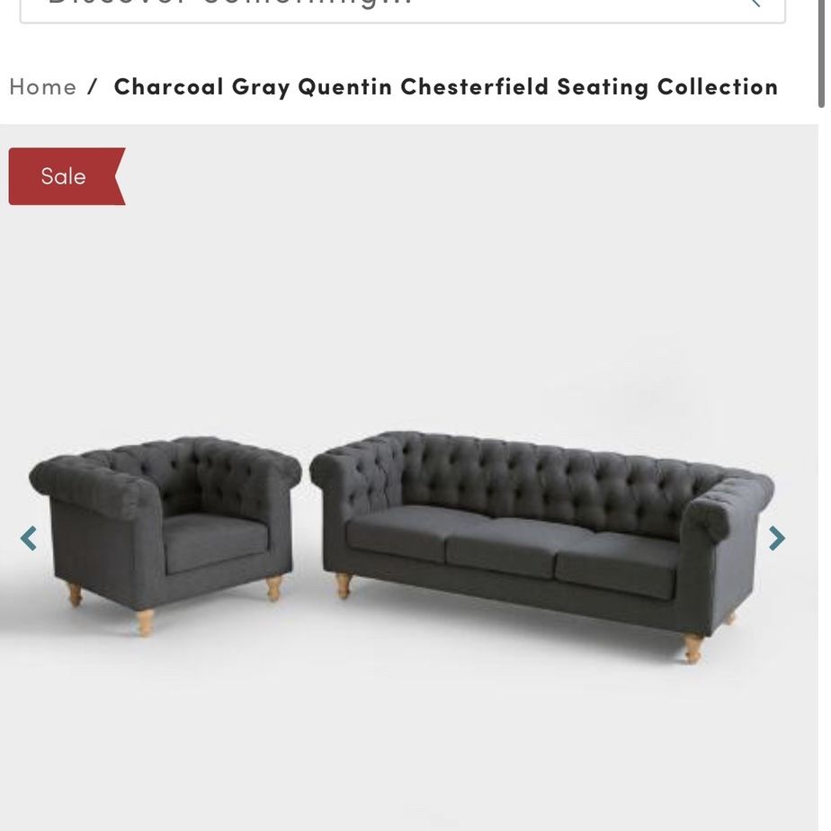 World market 2024 quentin chesterfield sofa