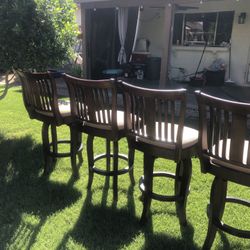 Wooden Bar Stools