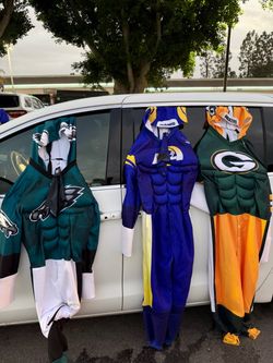 NFL Team Muscle Suit Costumes – Lot of 3
