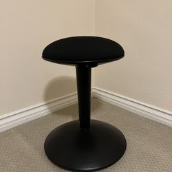 Ikea NILSERIK Standing support Black Barstool