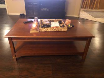 Coffee table and end table