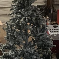 Christmas Trees, Flocked With Ornaments