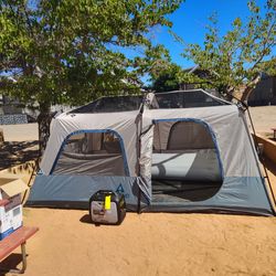 camping set up